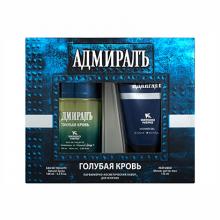 АДМИРАЛЪ ГОЛУБАЯ КРОВЬ (edt 100 ml + гель д/душа 100 ml) набор