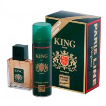 KING набор (edt 100 ml + пена д/бритья 200 ml)  men